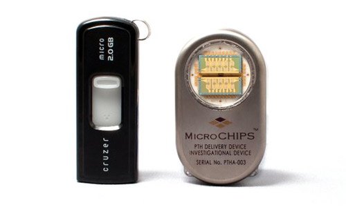 Medikamentenchip zum Implantieren